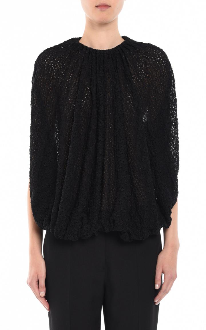 Moda Operandi Jil Sander Sleeveless Textured Draped Top
