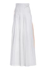 Genny Pleated Color Block Skirt