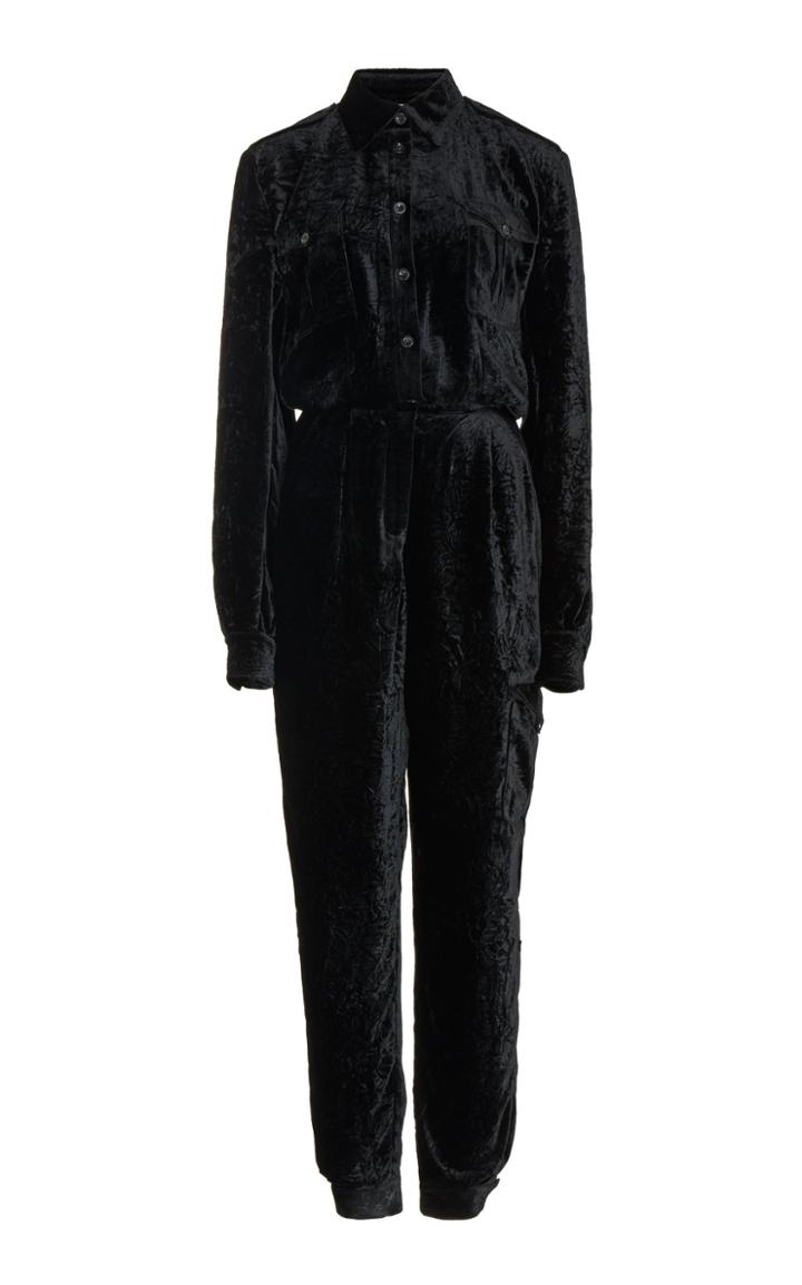 Racil Jones Velvet Long Sleeve Jumpsuit