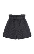 Moda Operandi Ganni Recycled Ripstop Quilted Shorts