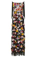 Rachel Gilbert Lolo Floral Applique Gown