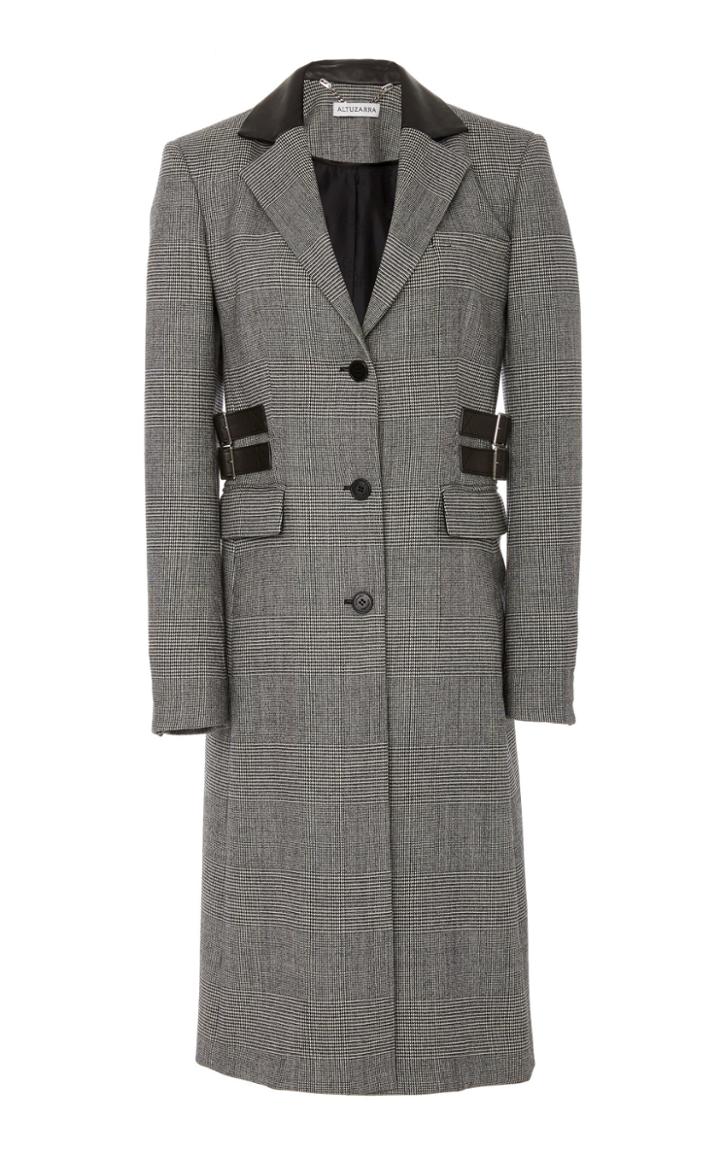 Altuzarra Annie Plaid Wool-blend Coat