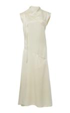 Moda Operandi Jil Sander Marianthi Sleeveless Satin Dress Size: 32