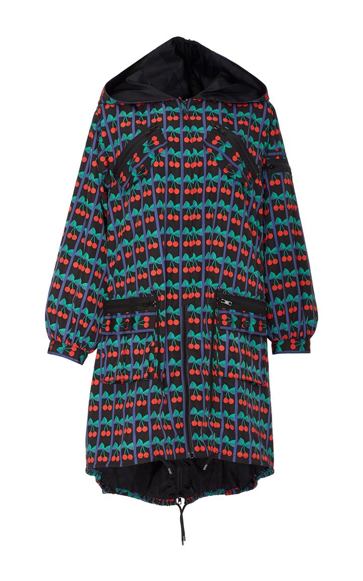 Anna Sui Cherries Nylon Parka