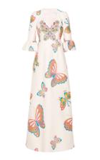 Andrew Gn Butterfly Quilted Gown