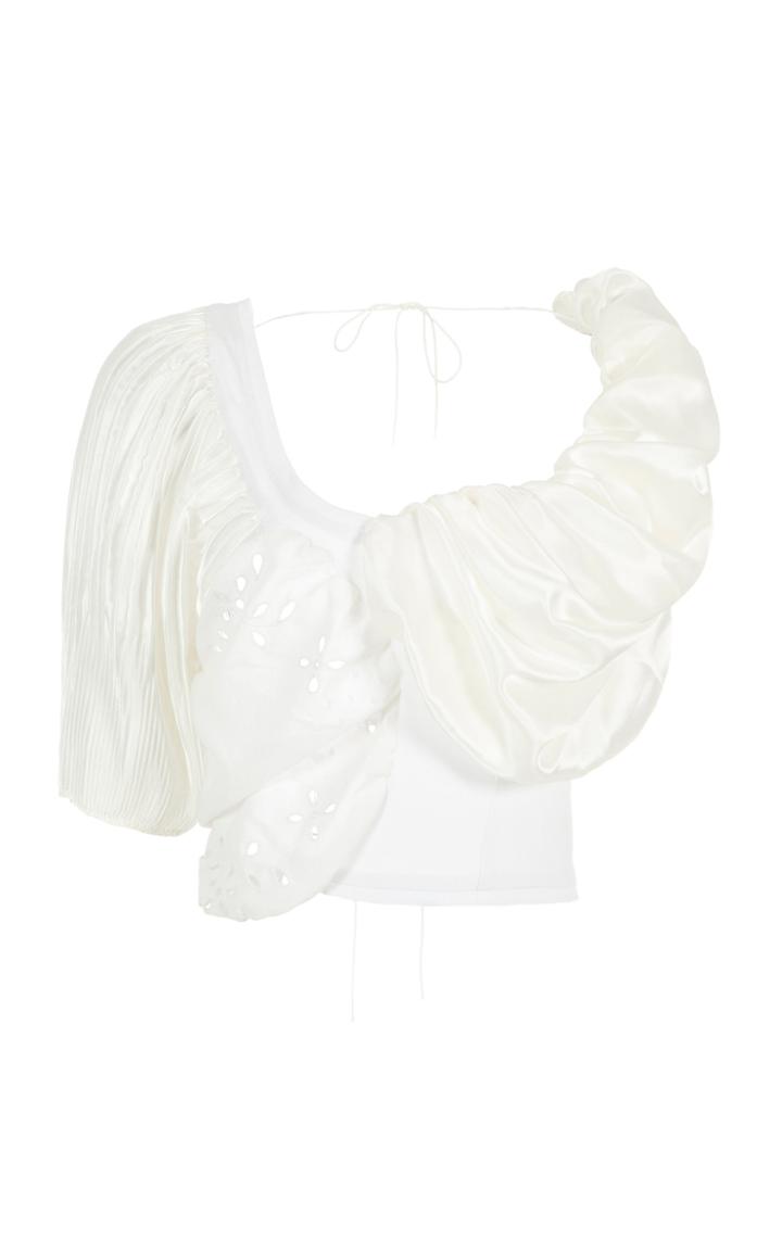 Moda Operandi Caroline Hu Wind-blown Silk Top