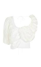 Moda Operandi Caroline Hu Wind-blown Silk Top