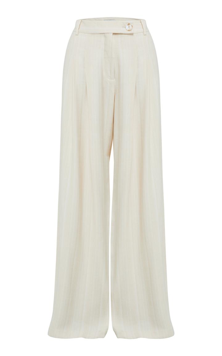 Moda Operandi Anna Quan Luka Pants Wide Leg Pants W/ Front Pleats