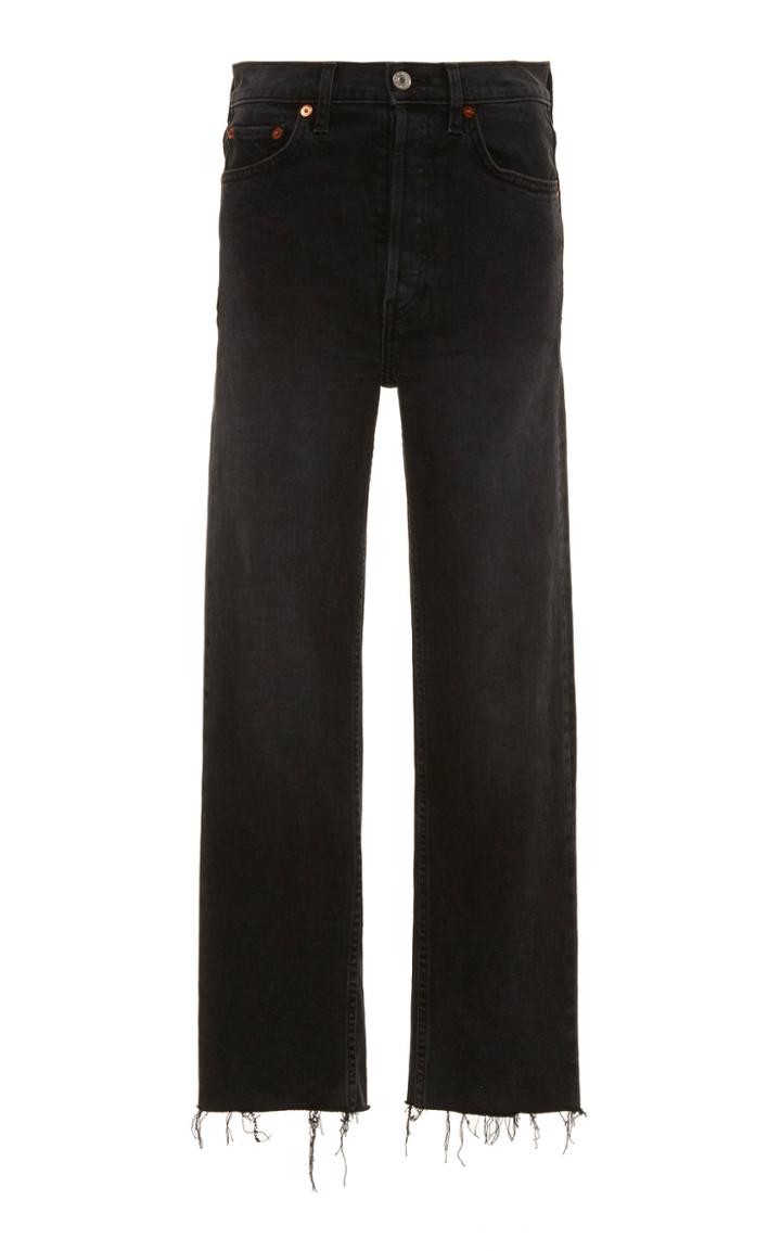 Re/done Stovepipe High-rise Straight-leg Jeans