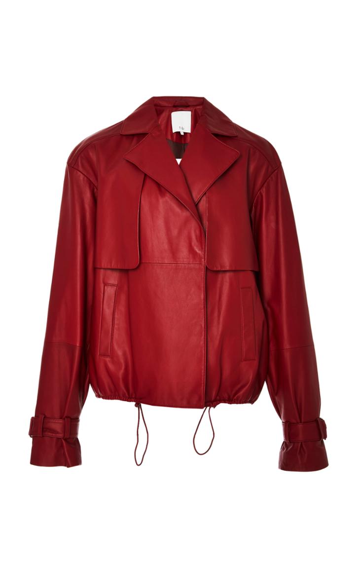 Tibi Moto Drawstring Jacket