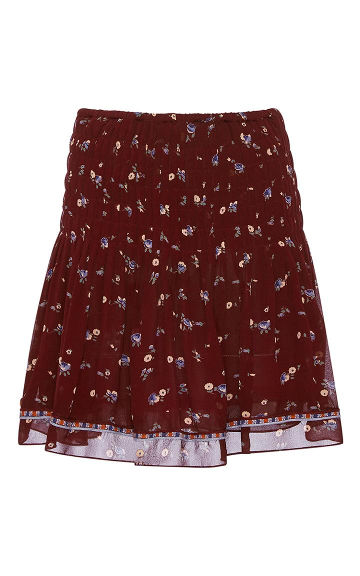 Ulla Johnson Embroidered Floral Amalia Skirt