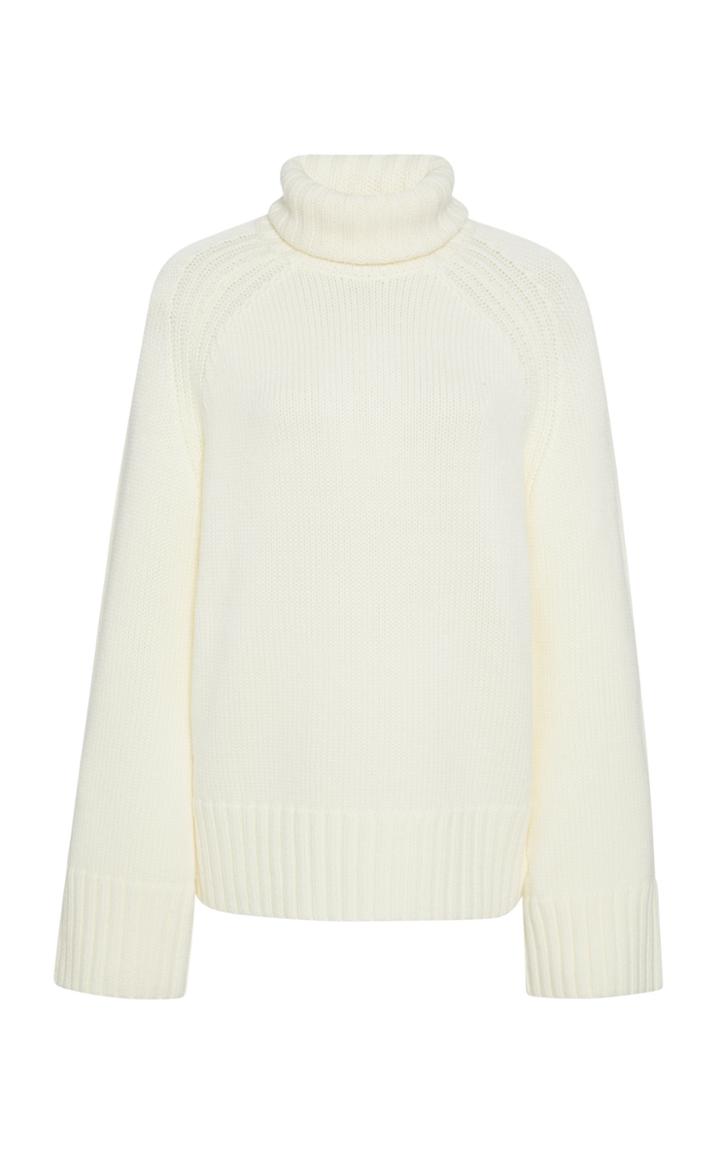 Joseph Sloppy Joe Turtleneck Wool Sweater