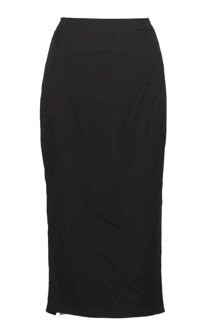 Olivier Theyskens Tylon Fitted Crepe Skirt