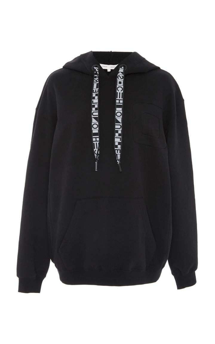Proenza Schouler Pswl Hooded Sweatshirt With Ribbon Drawstring