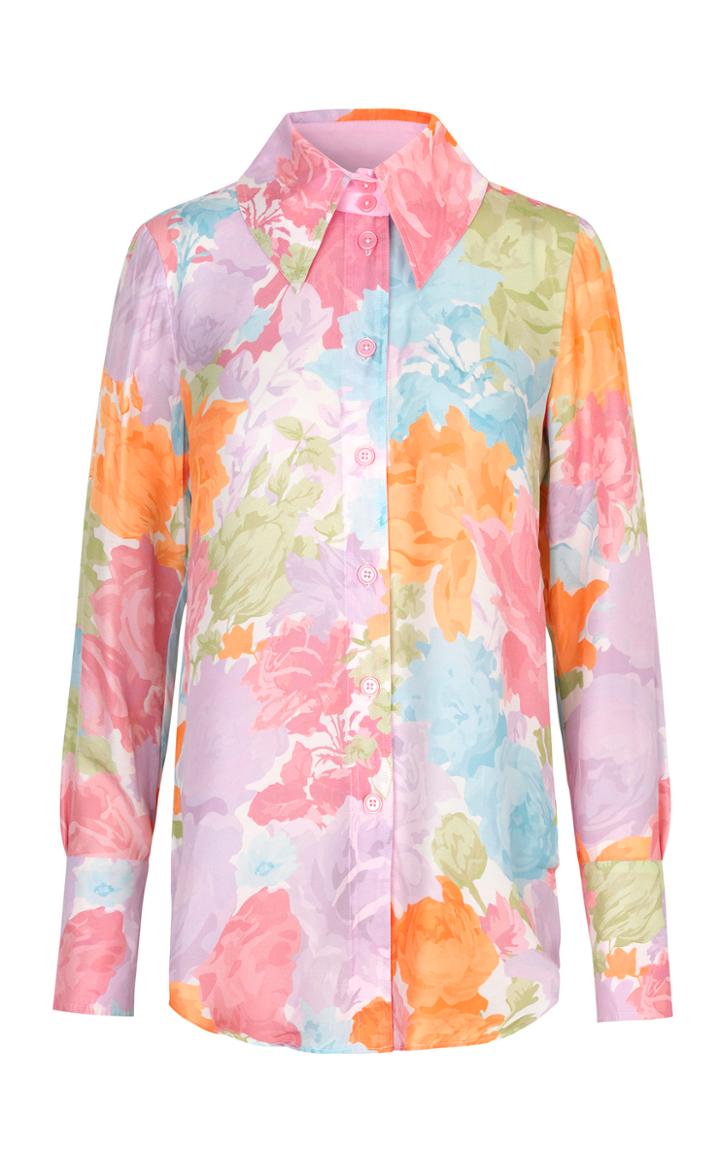 Stine Goya James Silk Button Down Shirt