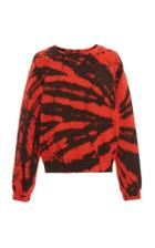 Proenza Schouler Pswl Shrunken Tie Dye Sweatshirt In Jersey