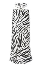 Christopher Esber Zebra-print Silk Skirt