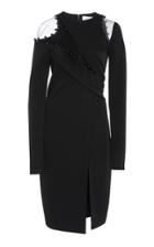 Pamella Roland Satin Bonded Crepe Dress