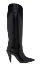 Zeynep Aray Patent-leather Knee Boots