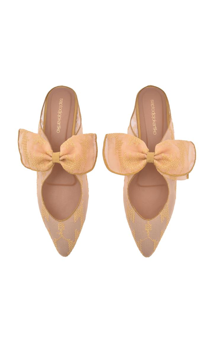 Sapto Djojokartiko Organza Magani Mules