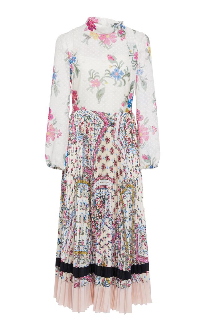Red Valentino Floral Midi Dress