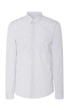 Balmain Pinstriped Cotton-poplin Shirt