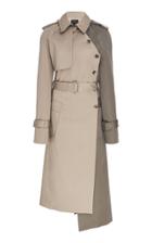 Rokh Cotton-blend Utility Trench Coat
