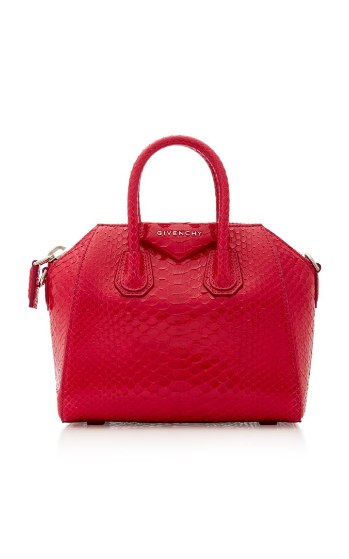 Givenchy Antigona Mini Python Shoulder Bag