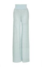 Pepa Pombo Straight Leg Textured Pant