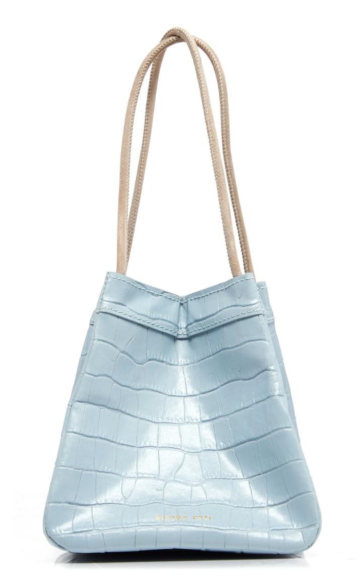 Rejina Pyo Rita Croc Embossed Leather Bag