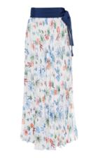 Moda Operandi Silvia Tcherassi Blanche Tie-waist Printed Pareo Skirt