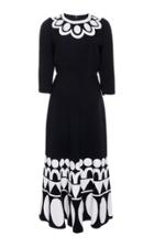 Andrew Gn A-line Oval Dress