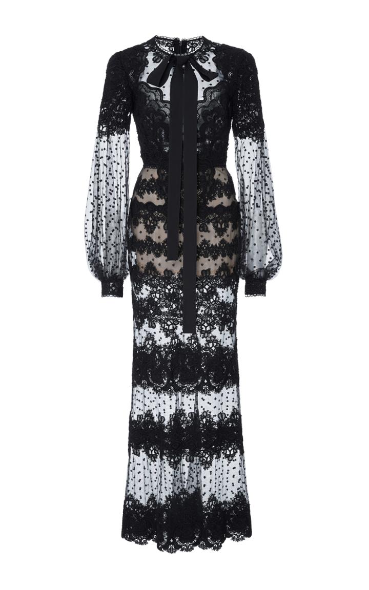 Elie Saab Long Tulle Dress