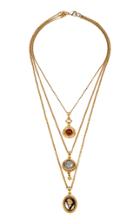 Moda Operandi Ben-amun Gold-plated Multi-layer Necklace