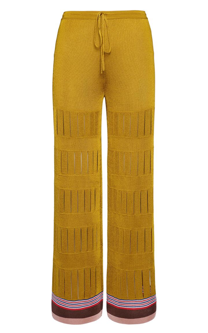 Moda Operandi Missoni Open-knit Striped Knit Pants