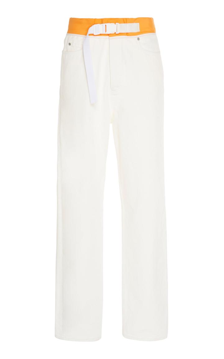 Maison Margiela Buckled Skinny Jeans