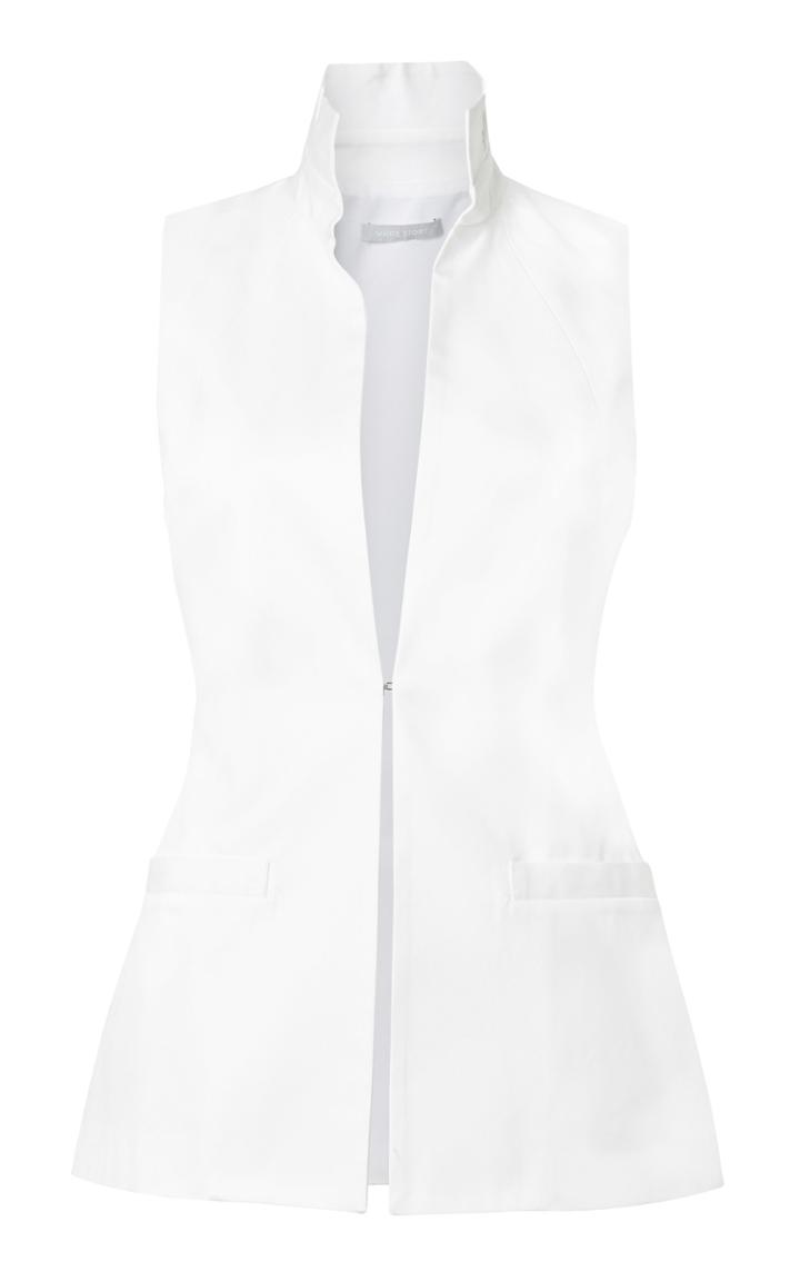 White Story Rosalyn High Collar Vest