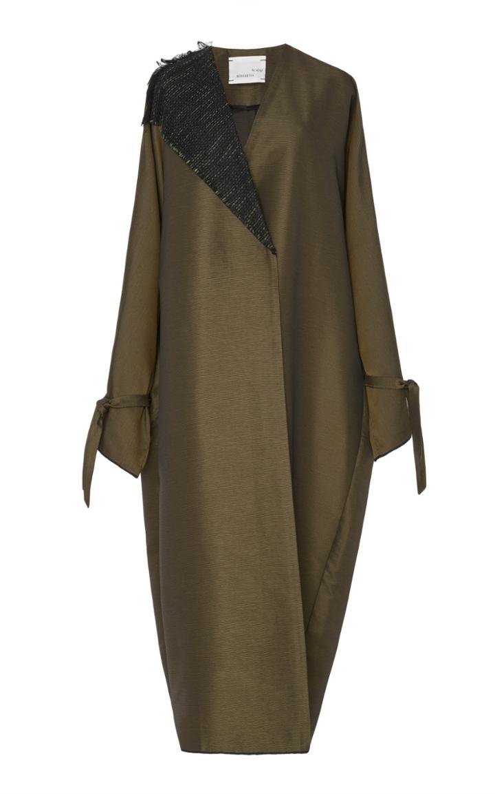 Bouguessa Oversized Single Collar Coat