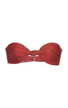 Agua By Agua Bendita Lucille Nacar Bikini Top