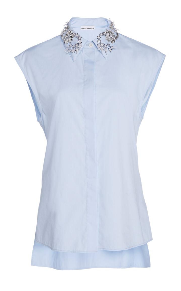 Paco Rabanne Emroidered Sleeveless Shirt
