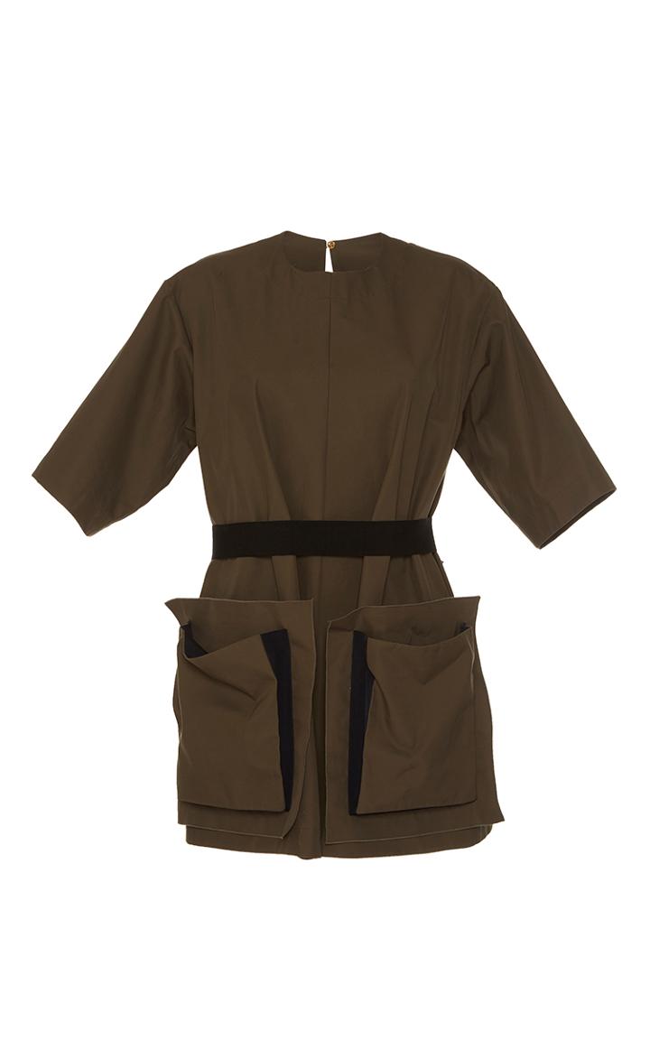 Maison Rabih Kayrouz Gabardine Mini Dress