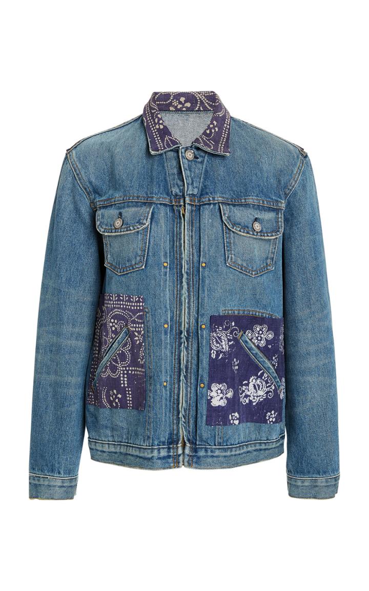 B Sides Lennon Paneled Denim Jacket