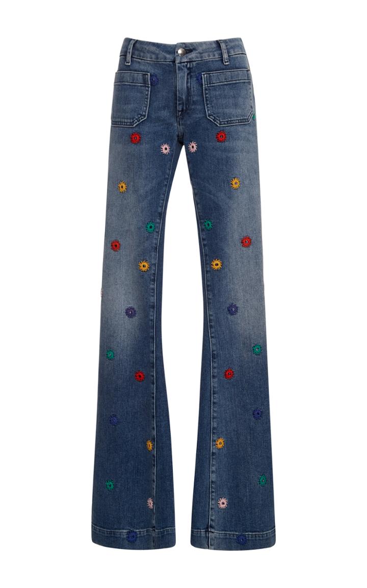 Seafarer Penelope Embroidered Flare Jeans