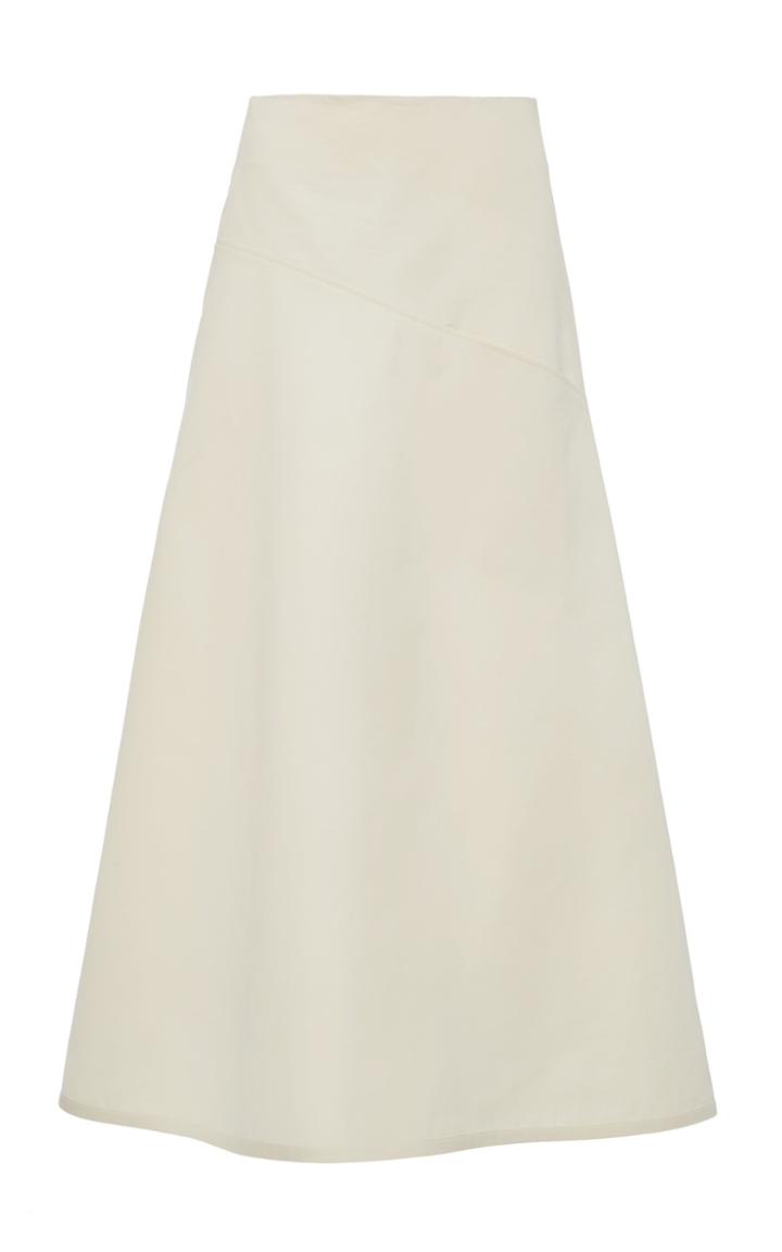 Moda Operandi Jil Sander Mars Cotton-silk Skirt Size: 34