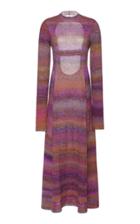 Moda Operandi Tibi Space Dyed Sweater Circle Open Back Dress Size: Xxs