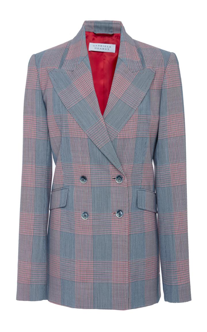 Gabriela Hearst Angela Plaid Blazer