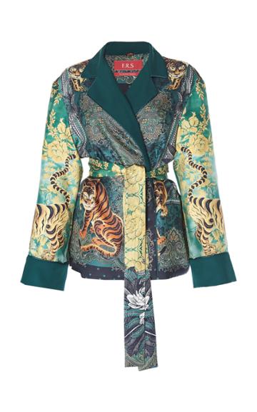 For Restless Sleepers Giocasta Silk Twill Jacket