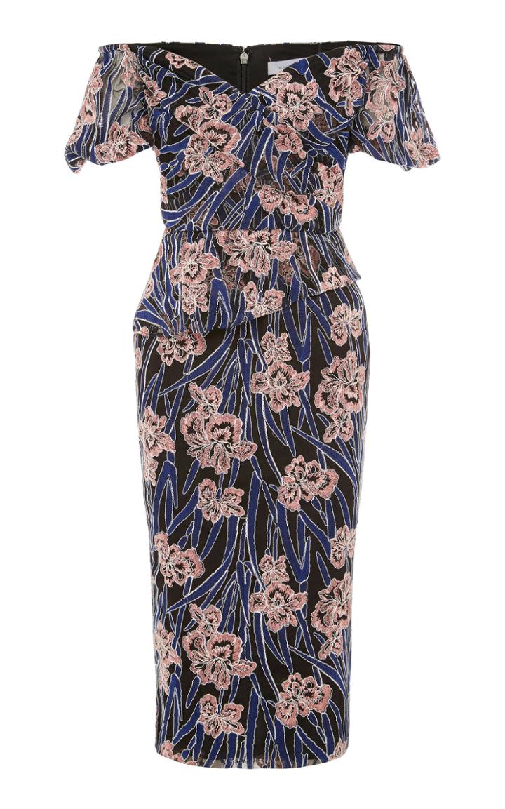 Rachel Gilbert Carmelle Off The Shoulder Dress