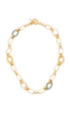 Gas Bijoux Escale 24k Gold-plated And Acetate Link Necklace