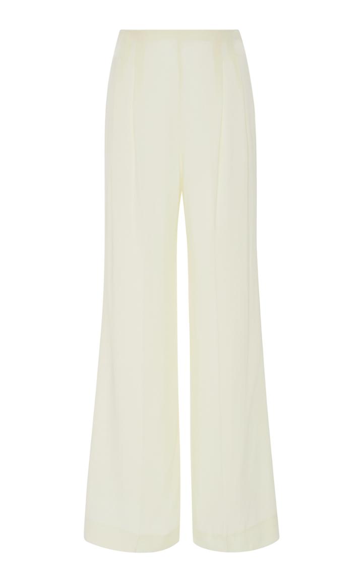 Emilia Wickstead Jos Flared Crepe Trousers